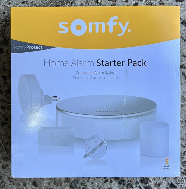 Alarme SOMFY Starter Pack + 3 detecteurs + 2 télécommandes